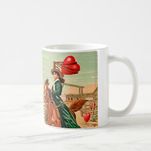Lasso my heart Vintage Valentine Coffee Mug