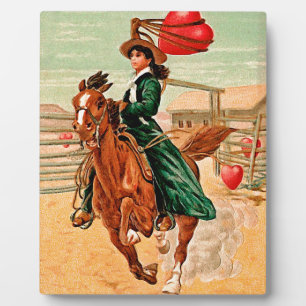 Lasso my heart Vintage Valentine Plaque