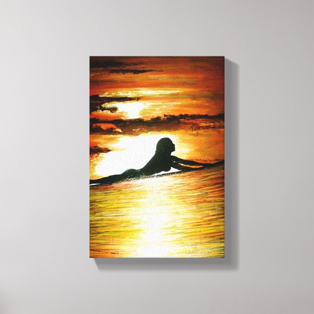 Last call canvas print (Front)