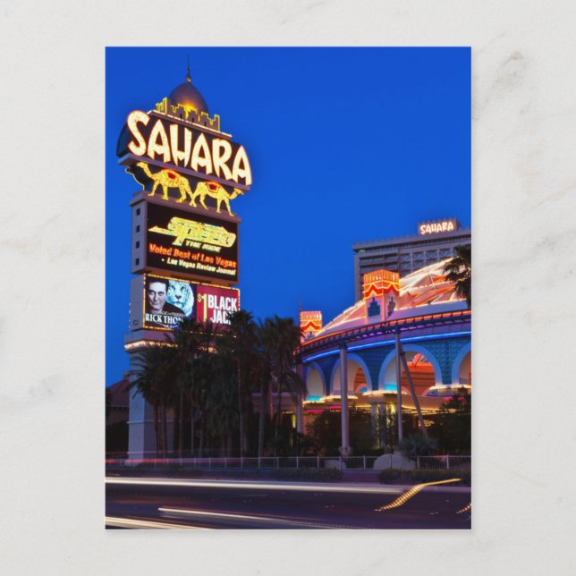 Last Call For The Sahara Postcard (Front)