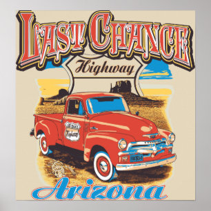 Last Chance Highway Arizona Poster