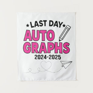 Last Day Autographs 2024-2025 Graduation Tapestry