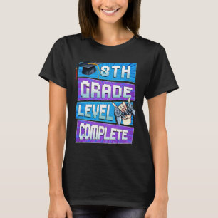 Last Day Of 8th Grade Level Complete Graduation Bo T-Shirt