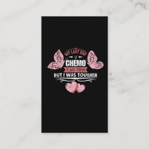 Last Day Of Chemo Last Treatment Radiation Business Card