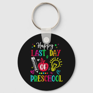 Last Day Of Preschool Hello Summer Graduation Gift Keychain