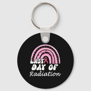 Last Day Of Radiation Breast Cancer Survivor  Keychain