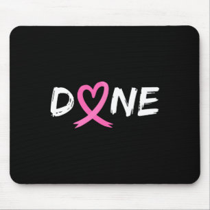 Last Day Of Radiation Chemo Breast Cancer Love Hea Mouse Pad