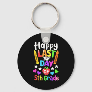 Last Day Of School 5th Grade Cl Of 2024 Kids Keychain
