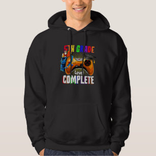 Last Day Of School 5th Grade Level Complete Gradua Hoodie