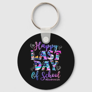 Last Day Of School Bus Driver Life Summer Funny 1 Keychain