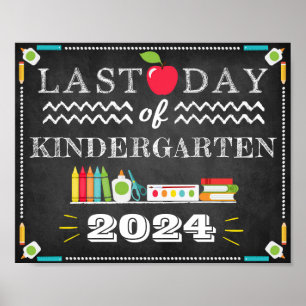 Last Day of School Editable Sign