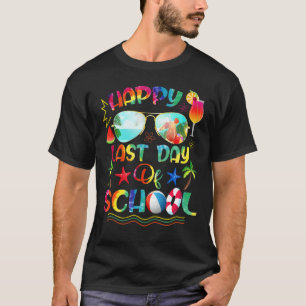 Last Day Of School For Teacher Off Duty Tie Dye Re T-Shirt