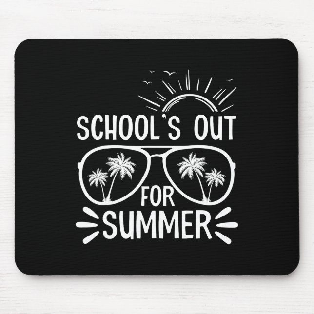 Last Day Of School Gift Schools Out For Summer Kid Mouse Pad (Front)