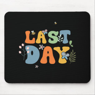 Last Day Of School Graduation Groovy Teacher Stude Mouse Pad