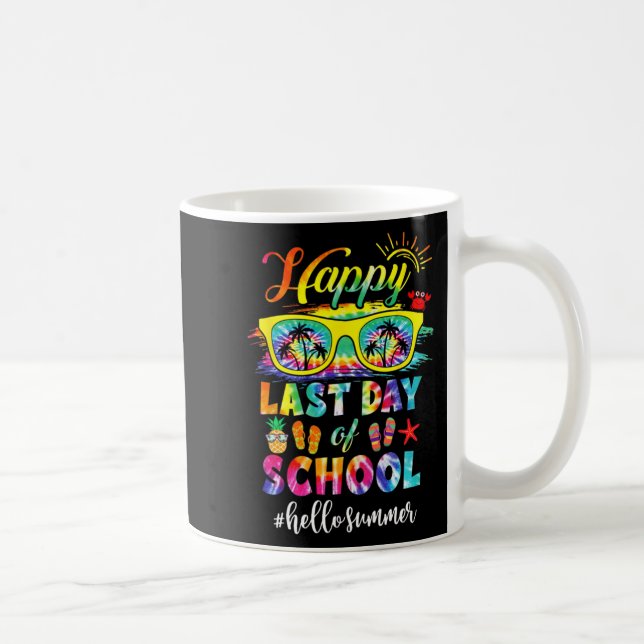 Last Day Of School Hello Summer Teacher Student  Coffee Mug (Right)