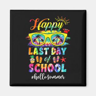 Last Day Of School Hello Summer Teacher Student  Magnet