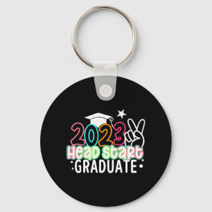 Last Day Of School Kids 2023 Headstart Graduate  Keychain