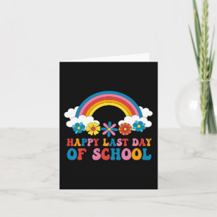Last Day Of School Kids Teacher Student Graduation Card