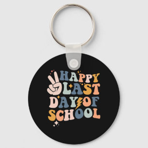 Last Day Of School Kids Teacher Student Graduation Keychain