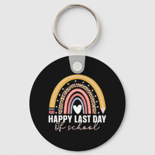 Last Day Of School Kids Teacher Student Graduation Keychain