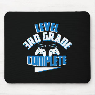 Last Day Of School Level 3rd Grade Complete Gamer  Mouse Pad