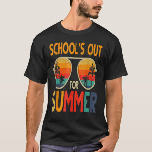 Last Day Of School Retro Schools Out For Summer Te T-Shirt