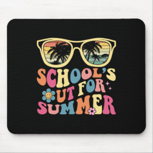 Last Day Of School Retro Teacher School#39;s Out F Mouse Pad