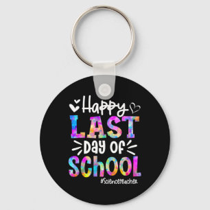 Last Day Of School Science Teacher Student Graduat Keychain