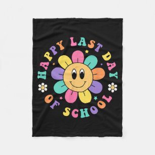 Last Day Of School Shirts Hello Summer Teacher Stu Fleece Blanket