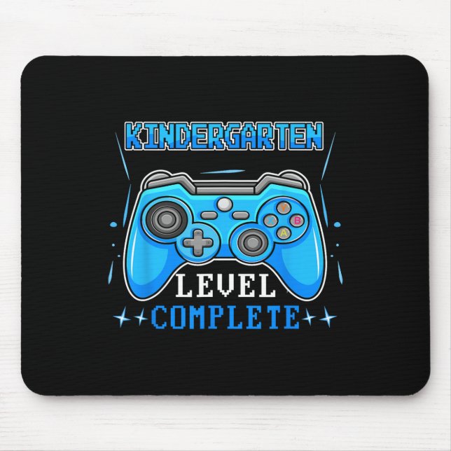 Last Day Of School Video Game Level Kindergarten C Mouse Pad (Front)
