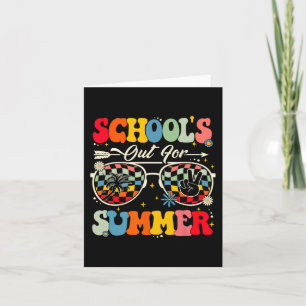 Last Day Of School's Out For Summer Teacher Boys G Card