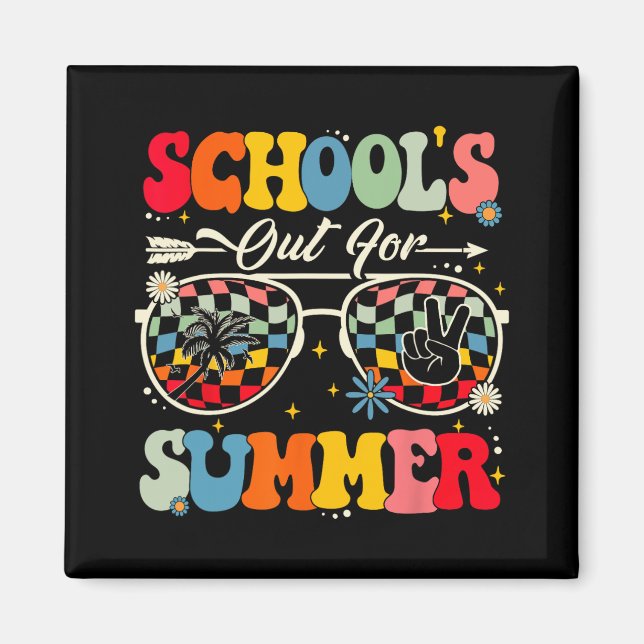 Last Day Of School's Out For Summer Teacher Boys G Magnet (Front)