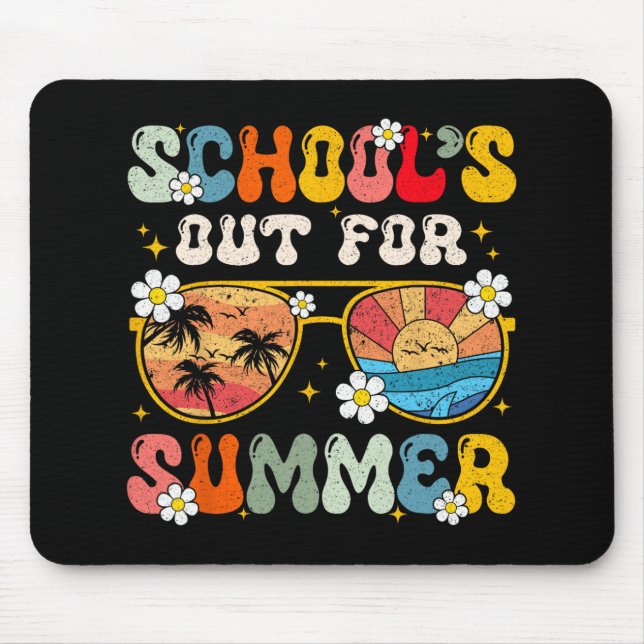 Last Day Of School's Out For Summer Teacher Boys G Mouse Pad (Front)