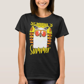 Last Day Of Schools Out For Summer Vacation Owl T-Shirt