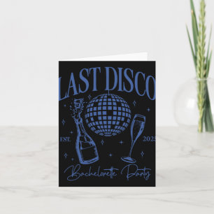 Last Disco Bachelorette Party Est. 2025 Team Bride Card