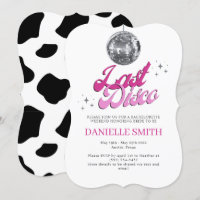 Last Disco Bachelorette Party Theme Cow print