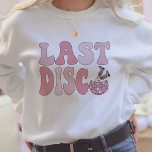 Last Disco Nashville Bachelorette Party Group Sweatshirt<br><div class="desc">Are you looking for the perfect bachelorette party shirt? Look no further than our personalized last disco Nashville bachelorette party group crewneck sweatshirt! This stylish shirt is perfect for any bride-to-be who wants to show her friends and family that she's ready for her big day. Plus, it makes a great...</div>