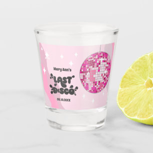 Last Disco Retro Groovy Bachelorette Party Favour Shot Glass