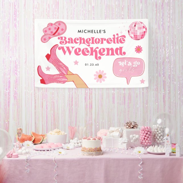 Last Disco Rodeo Bachelorette Party Banner (Party)