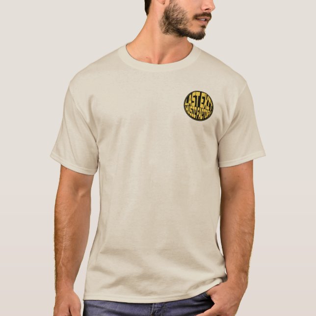 Last Exit Music Factory- Circle logo T-Shirt (Front)
