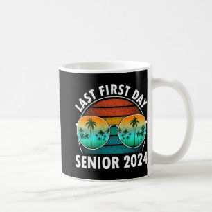 Last First Day Of School Senior 2024 Sungles Boys Coffee Mug