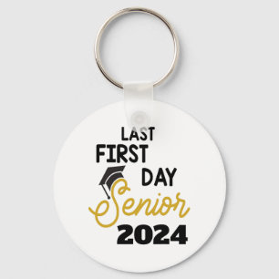 Last First Day Senior 2024 Back To School Cl Of 20 Keychain