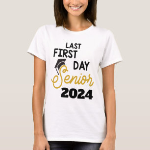 Last First Day Senior 2024 Back To School Cl Of 20 T-Shirt