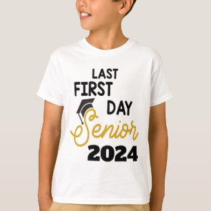 Last First Day Senior 2024 Back To School Cl Of 20 T-Shirt