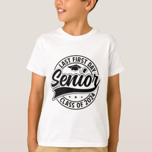 Last First Day Senior 2024 Back To School Cl Of 20 T-Shirt