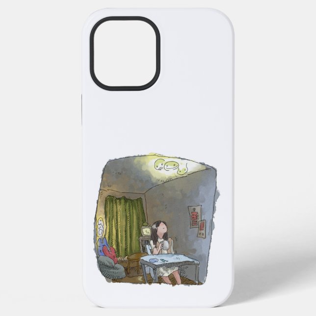 Last five letters iPhone case (Back)
