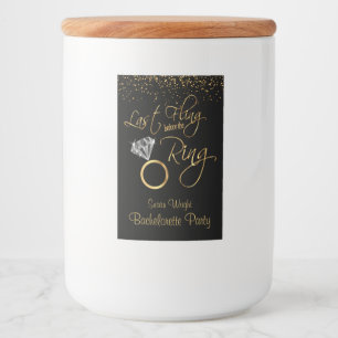 Last Fling Before the Ring Bachelorette - Gold Food Label