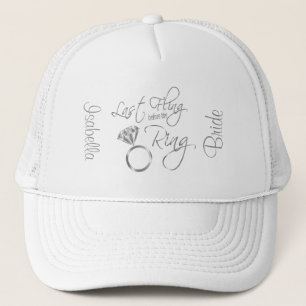 Last Fling Before the Ring Bachelorette - Silver Trucker Hat
