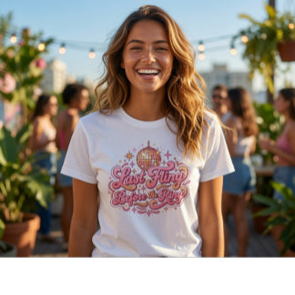 Last Fling Before the Ring | Retro Disco Bachelore T-Shirt