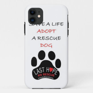 Last Hope K9 Rescue iPhone 5 Save A Life Adopt 11 Case